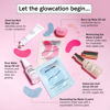 Picture of grace & stella Award Winning Weekend Reset Valentines Day Gifts - Birthday Gifts for Women with Eye Masks, Hyaluronic Acid Serum, Mud Mask & More, Bridesmaid Proposal Gifts - Vegan Skincare, Self Care