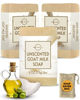 Picture of O Naturals 3-Pcs Goat Milk Soap with Soap Saver Bag - Unscented, Triple-Milled, Nourishing, for Sensitive Skin