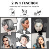 Picture of Silver Gray Temporary Hair Color Wax, Instant Natural Hairstyle Cream Dye, Grey Styling Pomadesfor Men Girls Women Youth, Disposable Coloring Mud for Party Cosplay DIY Halloween