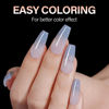 Picture of AILLSA Coffin Nails Tips 504PCS Clear Full Cover Nails Medium Soft Gel Fake Nail Tips for DIY Press on Nail Extension, False Acrylic Preshaped Nail Tips (12 Sizes)