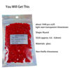 Picture of Genie Crystal ss20 1440 Pcs Transparent Light Siam Flatback Rhinestones,5mm Unfoiled Red Glass Rhinestones Glue Fix Stone for Tumbler, Shoes,Clothes,Makeup,Nail Art,DIY Crafts