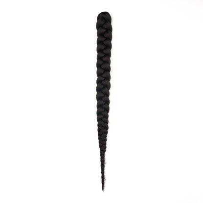 Picture of Dosso Beauty Single Pack Hypoallergenic Pre-Stretched Braiding Hair (32", 2), Itch-Free, Fast Drying, Light-weighted, Hot Water Set, Soft Textured Straight