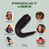 Picture of Dosso Beauty Single Pack Hypoallergenic Pre-Stretched Braiding Hair (32", 2), Itch-Free, Fast Drying, Light-weighted, Hot Water Set, Soft Textured Straight