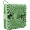 Picture of Silicone Body Scrubber, Silicone Loofah Double-Sided Body Brush,Silicone Shower Scrubber and Scalp Massager Shampoo Brush for Sensitive Kids Women Men All Kinds of Skin (Grass Green)