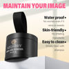 Picture of Root Touch Up Sets,Hairline Powder for Women Cover Up- Hairline Concealer for Thin and Thinning Hair, Water & Sweat Resistant,Contain Azonbey Makeup Brush (Black, Med-Makeup Brush)