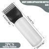 Picture of Pimoys 2 Pack Root Comb Applicator Bottle 6 Ounce, Oil Applicator for Hair Dye, Hair Oiling Bottle Applicator Brush with Graduated Scale