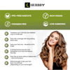 Picture of HERBBY Hair Color Shampoo for Gray Hair Coverage&Color Transform with 9 Herbal Extracts -Long Lasting (6-8 Weeks), Shiny,Evenly Colored,Instant Hair Dye Shampoo&Conditioner, 500 Ml (LIGHT BROWN COLOR)