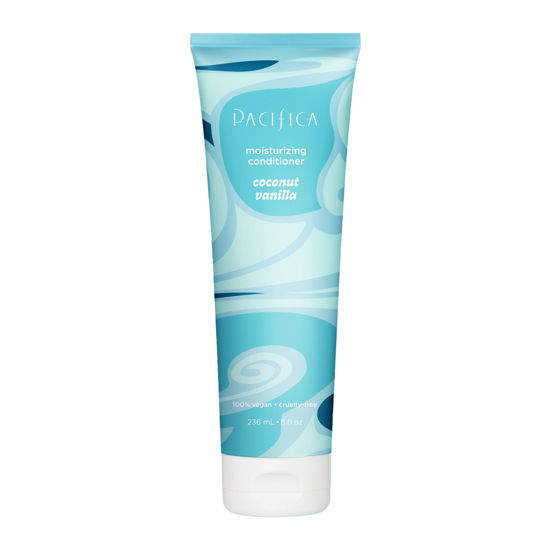 Picture of Pacifica Hair Conditioner - Coconut Vanilla Moisturizing Hair Care Treatment -Deep Conditioning, Soft & Smooth Hair for Dry and Damaged Hair, Clean Hair Care, Vegan, 8 fl oz (1 Count)