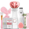Picture of Colorfarm Facial Steamer Nano Ionic: Face Steamer Home Spa Kit Deep Cleaning Unclogs Pores Sinuses Inhaler with 8 Skin Care Tools - Humidifier Hot Mist Self Care Gifts for Women