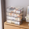 Picture of ZHIAI Stackable Storage Drawer, 4 Piece Acrylic Organiser for Cosmetics and Beauty Products, Suitable for Dressers, Bathrooms, Cabinets, Storage Rooms, Bedrooms and Home Organisers