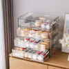 Picture of ZHIAI Stackable Storage Drawer, 4 Piece Acrylic Organiser for Cosmetics and Beauty Products, Suitable for Dressers, Bathrooms, Cabinets, Storage Rooms, Bedrooms and Home Organisers