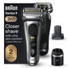 Picture of Braun Series 9 PRO+ Electric Razor for Men, 5 Pro Shaving Elements and Shave-Preparing ProComfort Head for Closeness & Skin Comfort, 6in1 SmartCare Center, Wet or Dry Use, Charging Stand, 9597cc