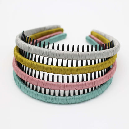 Picture of JOBAND 4 color Fashion hair bands headbands for women/Girls teeth comb Hair Accessories Non-slip Hair Hoop Resin Hairband Comfy headwear