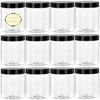 Picture of 36 Pack 8 Oz Plastic Container Jars with Lids and Labels BPA Free, TUZAZO Empty Round Clear Cosmetic Containers Plastic Slime Jars for Lotion, Cream, Ointments, Body Butter, Travel Storage (36)
