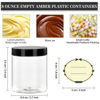 Picture of 36 Pack 8 Oz Plastic Container Jars with Lids and Labels BPA Free, TUZAZO Empty Round Clear Cosmetic Containers Plastic Slime Jars for Lotion, Cream, Ointments, Body Butter, Travel Storage (36)