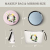 Picture of SEAMOON Personalized Makeup Bag,Gifts for Moms Birthday,Bridesmaid Gifts,Custom Makeup Bag with Mirror,Gifts for Woman Unique,Sister Gifts,Mothers day Gifts,Personalized Gifts,Christmas Gifts,Q