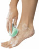 Picture of Spongables Pedi Scrub Foot Exfoliating 20+ Wash Sponge, Peppermint and Tea Tree, 3 Count