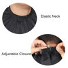Picture of YELEGAI Professional Hair Cutting Cape with Neck Duster Brush, Large Size Salon Barber Cape for Men, Women and Kids(Black)