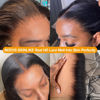 Picture of BEEOS 6x6 SKINLIKE Real HD Lace Closure Only, 0.10mm Ultra-thin Undetectable Swiss Lace Pre Plucked Natural Hairline with Baby Hair Straight Full Cuticle Aligned Virgin Human Hair Closure 18 Inch
