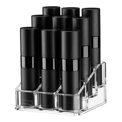 Picture of Tekson 9PCS 8ml Travel Perfume Atomizer Refillable, Mini Cologne Spray Bottle Empty, Small Aftershave Sprayer for Liquid Dispenser with 1 case
