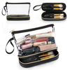 Picture of Ethereal Travel Makeup Bag, Clear Cosmetic Bag Make Up Organizer TSA Approved Toiletry Bag, Waterproof Pouch for Women Purse for Toiletries Accessories Brushes