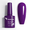 Picture of VENALISA Purple Gel Nail Polish 1 Pcs Dark Purple Color Gel Polish Soak Off UV Gel DIY at Home Manicure Salon Nail Art For Girls Women