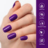 Picture of VENALISA Purple Gel Nail Polish 1 Pcs Dark Purple Color Gel Polish Soak Off UV Gel DIY at Home Manicure Salon Nail Art For Girls Women
