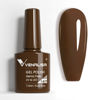 Picture of VENALISA Brown Fall Gel Nail Polish 1 Pcs Coffee Brown Color Fall Gel Polish Soak Off UV Gel DIY at Home Manicure Salon Nail Art For Girls Women