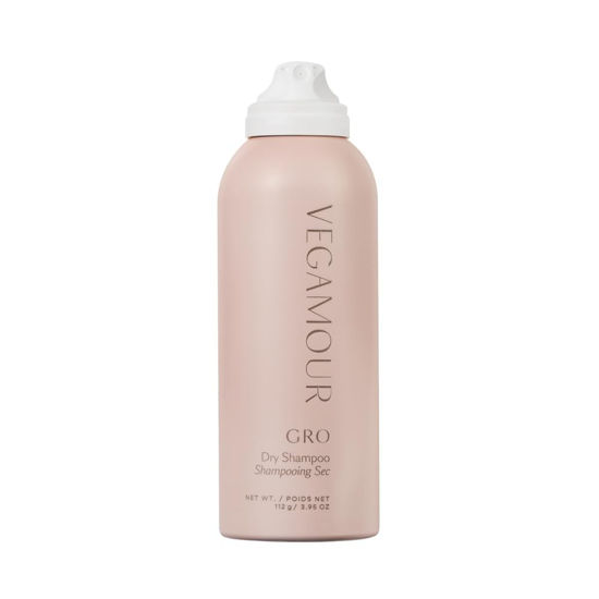 Picture of VEGAMOUR GRO Dry Shampoo, Volumizing Dry Shampoo Spray Formulated Without Benzene, Supports Thicker Fuller Looking Hair, Natural Citrus Scent (3.95 oz)