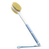 Picture of Shower Brush with Soft and Stiff Bristles,17.5" Long Handle Dual-Sided Back Scrubber Bath Brush Body Exfoliator for Wet or Dry Brushing (Long Handle)