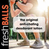 Picture of Fresh BALLS Lotion - Men's Anti-Chafing Soothing Cream to Powder - Ball Deodorant and Hygiene for Groin Area, 3.4 fl oz (Pack of 12)