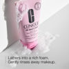Picture of Clinique All About Clean Rinse-Off Foaming Facial Cleanser With Hyaluronic Acid + Glycerin For Oily Skin Types | Dissolves Makeup + Sunscreen, 8.5 Fl Oz