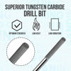 Picture of Makartt Cuticle Nail Drill Bit,Safety Tungsten Carbide Cuticle Remover Drill Bit Needle Bit Under Nail Cleaner Dead Skin Nail Prepare 3/32'' for Electric Nail File Nail Buffer Bit-3XF (Silver,Fine)