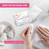 Picture of Diamond Wipes Nail Polish Remover Wipes with Aloe Vera, Acetone Nail Polish Remover Pads, Case of 500 Individually Wrapped Nail Polish Wipes