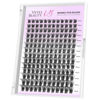 Picture of VEYESBEAUTY Lash Clusters Individual Eyelash Extensions Thin & Invisible Band DIY False Eyelashes for Self-application Newbie's Five-Second Series Wispy Lash Tray, Bomb 8-16mm Mixed Length