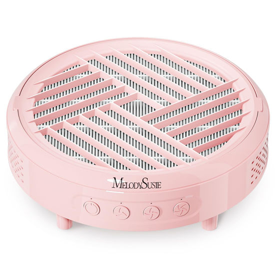 Picture of MelodySusie Nail Dust Collector,Compact Vacuum Fan Dust Collector for Beginner with Reusable Filter,HPro Powerful Dust Suction Machine Manicure Pedicure Tool for Acrylic Nail Polishing,Salon & Home