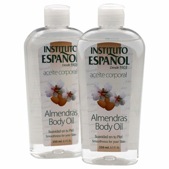 Picture of Instituto Español Almond Body Oil, Smoothness for your Skin, 2-Pack Of 8.5 FL Oz each, 2 Bottles