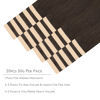 Picture of WENNALIFE Tape in Hair Extensions Human Hair, 20pcs 50g 16 inch Light Dark Brown Remy Hair Extensions Straight Human Hair Tape in Extensions Skin Weft Tape Extensions Human Hair