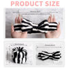 Picture of WSYUB Makeup Headband, Spa Headband and Wristband Set, Headband for Washing Face, Self Skin Care Headband for Women Girls,Black and White Headband