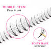 Picture of TDANCE Premade Fans Eyelash Extensions Premade Wispy Lash Extensions Middle Stem Heat Bonded Wispy Premade Fans Volume Lash Extensions(320-WISPY-7D-0.07-C-8-15)