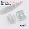 Picture of Double Rhythm 15ML Glitter Gel Polish Shimmer Reflective Holographic Color Magnetic for Nail Art Salon DIY at Home (B1135)
