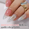 Picture of Double Rhythm 15ML Glitter Gel Polish Shimmer Reflective Holographic Color Magnetic for Nail Art Salon DIY at Home (B1135)