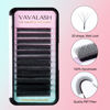 Picture of VAVALASH W-shaped Eyelash Extension 5D Premade Fans 0.07 D Curl Volume Lash Extensions Easy Fanning Lashes Matte Black Volume Premade W Lashes(W Shaped-5D-0.07-D-8mm）