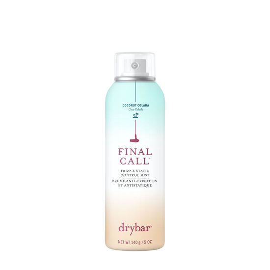 Picture of Drybar Final Call Frizz & Static Control Mist Coconut Colada Scent - Full Size | Fights Frizz, Tames Flyaways to Maintain Smooth and Shiny Blowouts, 24 Hour Frizz Control & 72 Hour Static Control