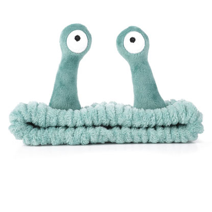 Picture of Molain Face Wash Headband, Palm and Snail Spa Hair Bands Makeup Headbands Women Cartoon Cute Coral Fleece Elastic Headband Creative Hair Accessories for Washing Face Shower Beauty Skincare