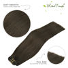 Picture of WindTouch Clip In Hair Extensions Human Hair Dark Brown Hair Extensions Remy Hair Extensions 18Inch 70g #2 7PCS