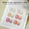 Picture of Born Pretty Shimmer Glitter Gel Nail Polish Silver Sparkle Shiny Nail Gel Polish Nail Art DIY at Home
