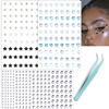 Picture of NOOEPC Face Gems Hair Gems, Self-Adhesive Face Jewels Eye Jewels Rhinestones DIY Face Gems Stick on, Hair Body Rhinestones Gems Crystals Pearls for Face Eyes Makeup Body, Crafts