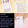 Picture of NOOEPC Face Gems Hair Gems, Self-Adhesive Face Jewels Eye Jewels Rhinestones DIY Face Gems Stick on, Hair Body Rhinestones Gems Crystals Pearls for Face Eyes Makeup Body, Crafts