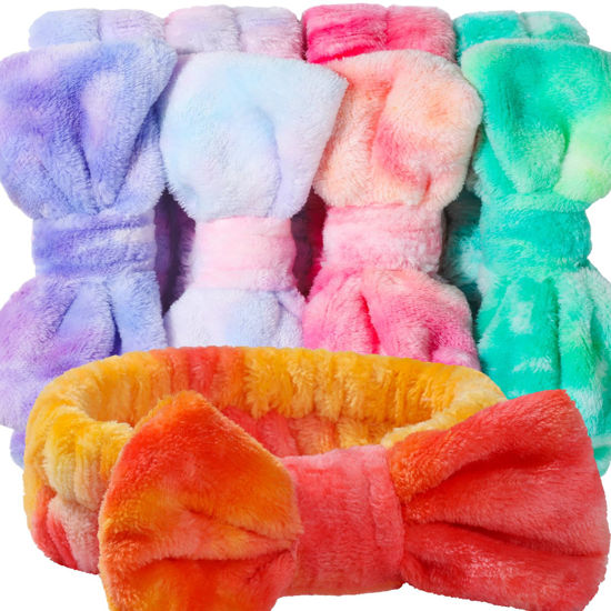 Picture of Teenitor Makekup Headband, 5 pcs Spa Headband for Washing Face,Face Wash Headband, Skincare Headband for Face Mask